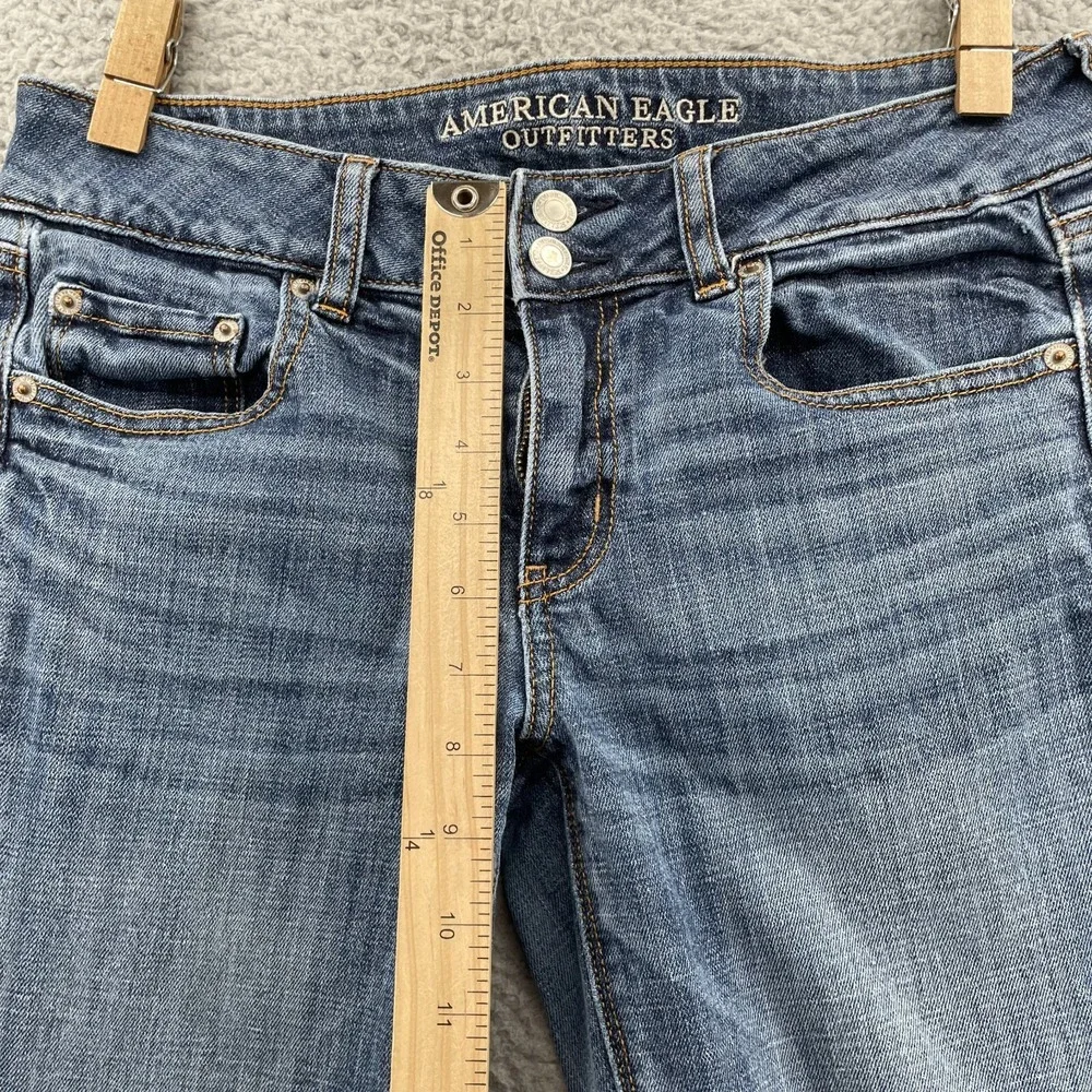 American Eagle Artist Flare Jeans Women 10 Boot 70's Western Outdoor Cowgirl Y2k
